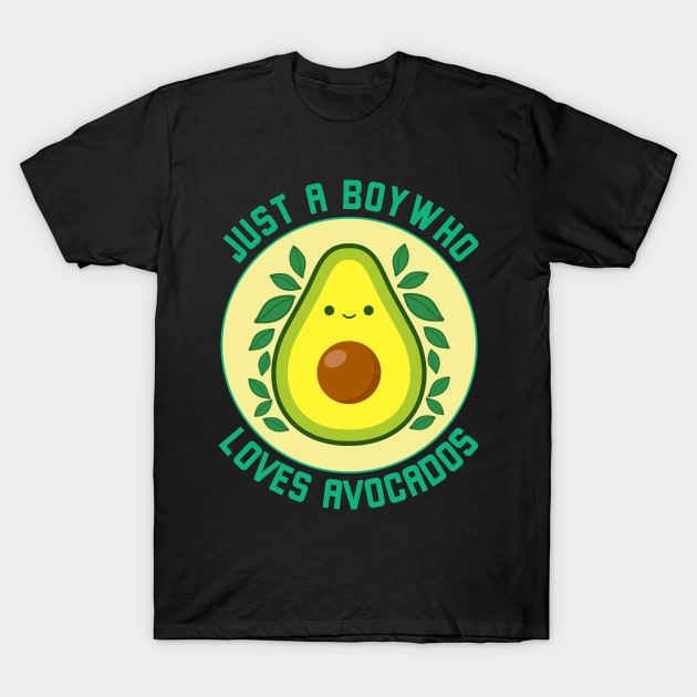 Just a boy who loves avocados, funny avocado T-Shirt by Ryuvhiel